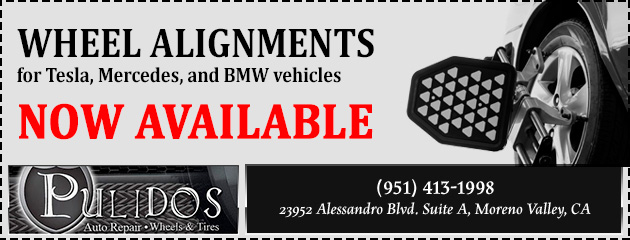 Wheel Alignment Available